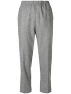Chinti & Parker Plain Cropped Trousers - Grey