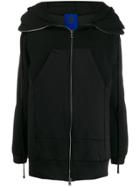 Ilaria Nistri Oversized Zipped Hoodie - Black