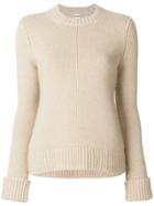 Khaite Cashmere Knitted Sweater - Nude & Neutrals