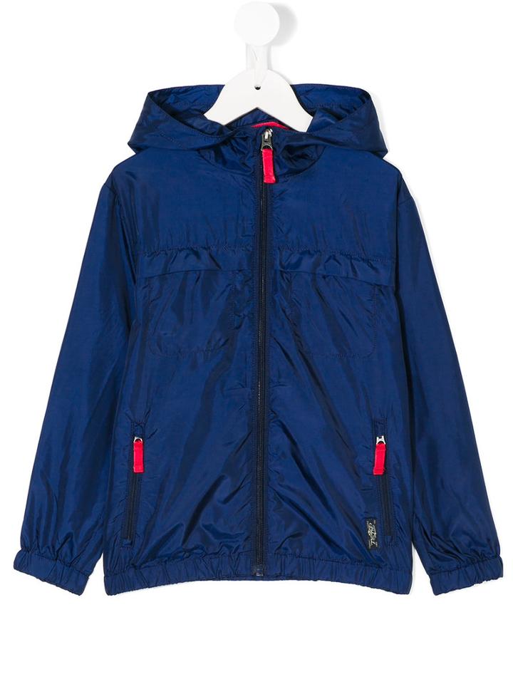 Ralph Lauren Kids - Hooded Windbreaker Jacket - Kids - Polyester/polyester - 5 Yrs, Blue