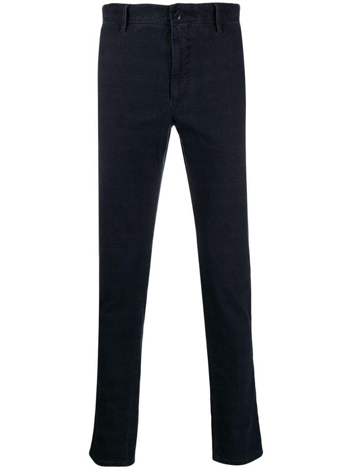 Incotex Classic Slim Trousers - Blue