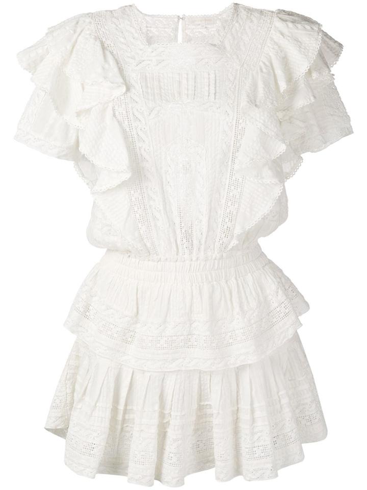 Love Shack Fancy Stella Dress - White