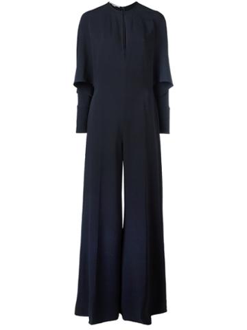 Stella Mccartney Victoria Jumpsuit, Women's, Size: 42, Blue, Spandex/elastane/acetate/viscose