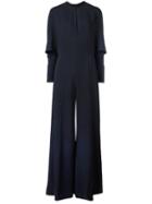 Stella Mccartney Victoria Jumpsuit, Women's, Size: 42, Blue, Spandex/elastane/acetate/viscose