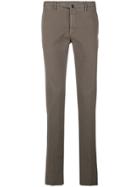 Incotex Slim-fit Chino Trousers - Grey
