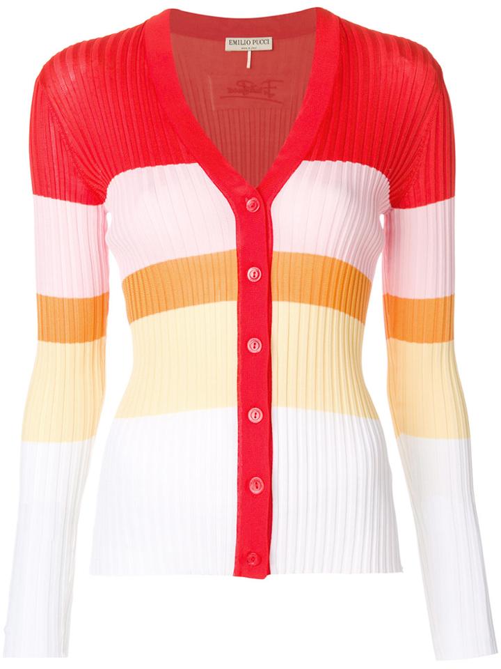 Emilio Pucci Colour-block Cardigan - Multicolour