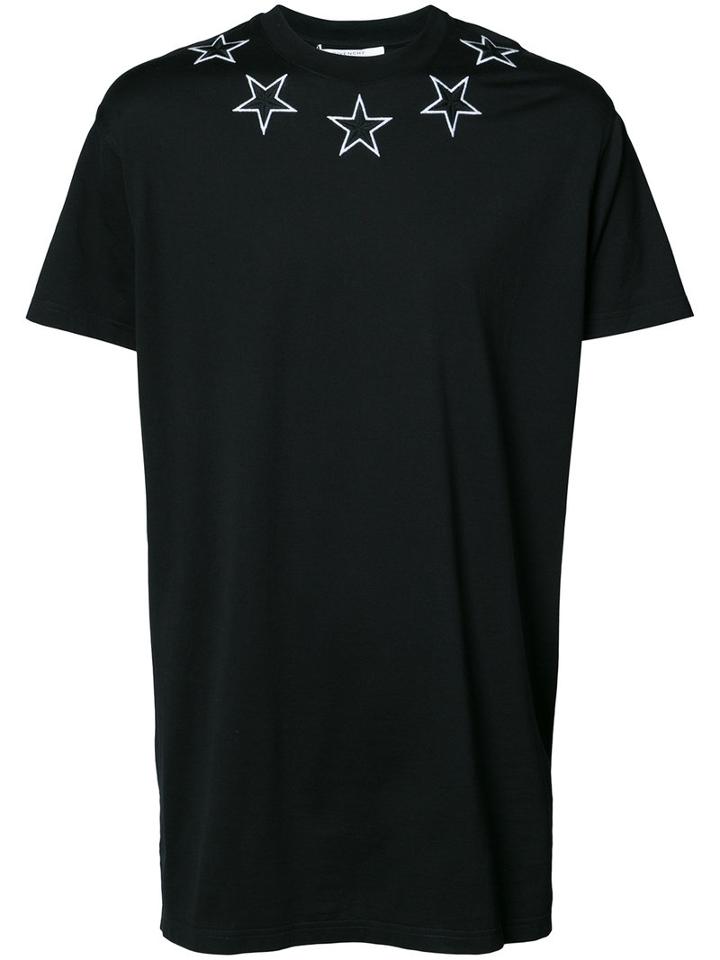 Givenchy - Columbian-fit Star Appliqué T-shirt - Men - Cotton - Xs, Black, Cotton