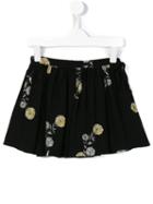Maan Floral Print Skirt, Girl's, Size: 10 Yrs, Black