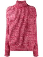 Plan C Chunky Knit Jumper - Red