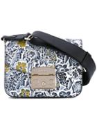 Furla - Floral Thick Strap Shoulder Bag - Women - Leather - One Size, White, Leather