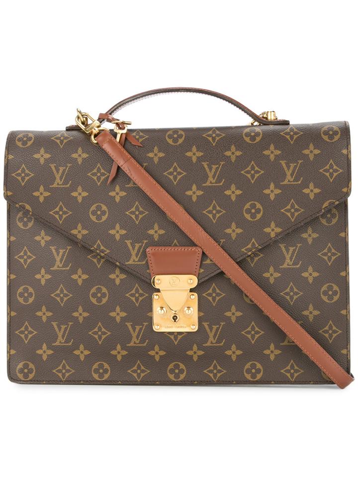 Louis Vuitton Vintage Monceau Briefcase - Brown