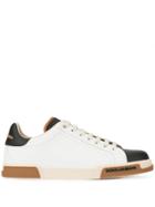 Dolce & Gabbana Portofino Panelled Sneakers - White