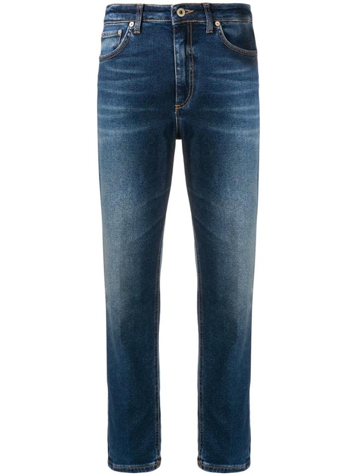 Dondup Slim High-waisted Jeans - Blue