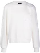 Amiri Patch Pocket Sweater - White