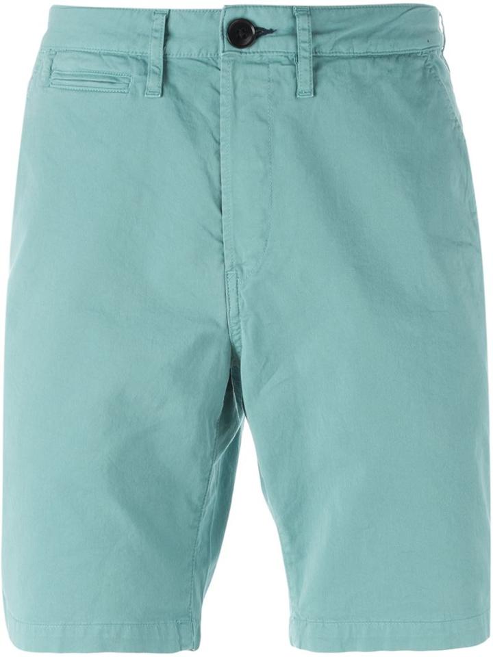 Paul Smith Jeans Chino Shorts, Men's, Size: 30, Blue, Cotton/spandex/elastane