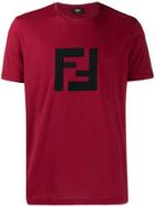 Fendi Ff Logo T-shirt - Red
