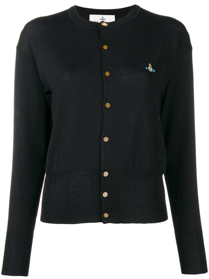 Vivienne Westwood Crest Cardigan - Black