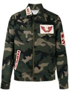Valentino - Camouflage Military Jacket - Men - Cotton/polyester/viscose - 46, Green, Cotton/polyester/viscose