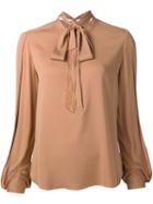 Kobi Halperin Tie Neck Blouse