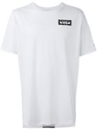 Nike Logo T-shirt, Men's, Size: Large, White, Cotton/polyester/viscose