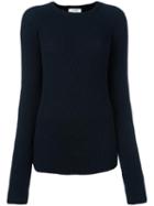 Forte Forte Rib Knit Pullover, Women's, Size: 3, Blue, Cashmere