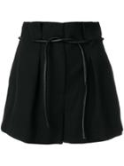 3.1 Phillip Lim Origami-pleated Shorts - Black