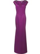 Zac Zac Posen 'nina' Gown, Women's, Size: 2, Pink/purple, Nylon/spandex/elastane/acetate