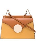 Danse Lente Three-tone Shoulder Bag - Brown