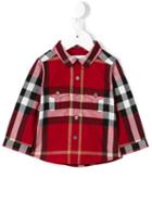 Burberry Kids - Checked Shirt - Kids - Cotton - 24 Mth, Toddler Boy's, Red