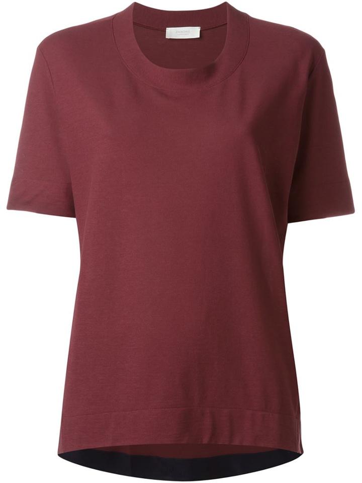 Zanone Collar Trim T-shirt
