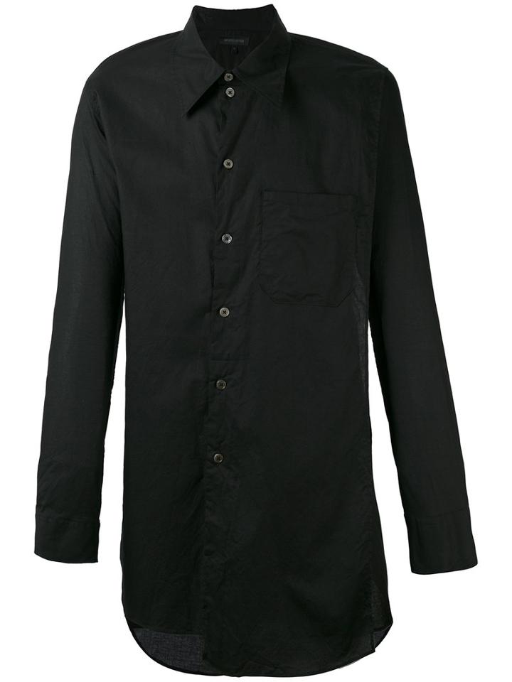 Ann Demeulemeester - Buttoned Shirt - Men - Cotton - M, Black, Cotton