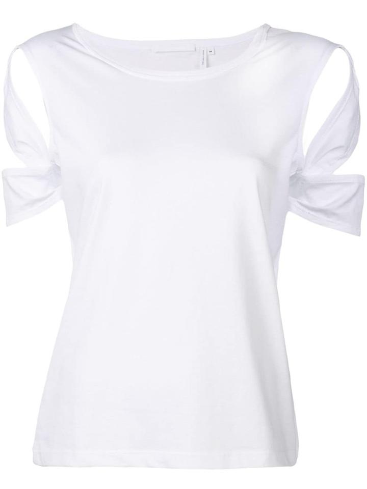 Helmut Lang Bondage Sleeve T-shirt - White