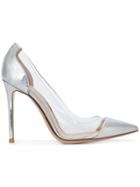 Gianvito Rossi Plexi Pumps - Metallic