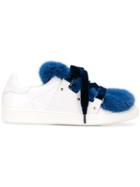 Moncler Flat Fluffy Sneakers - White