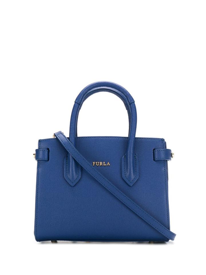 Furla Micro Pin Tote Bag - Blue