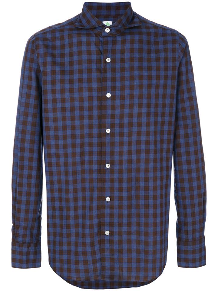 Finamore 1925 Napoli Tokyo Shirt - Blue