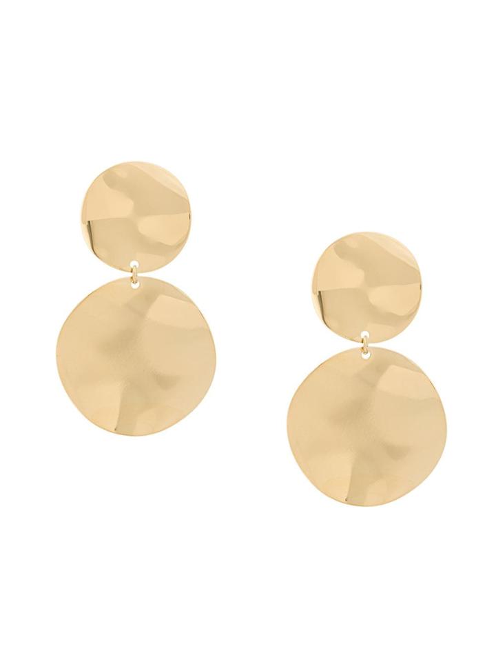 Isabel Marant Étoile Large Round Drop Earrings - Gold