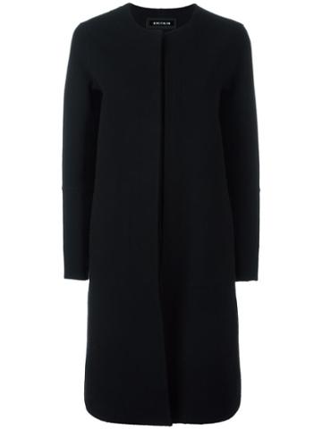 Ahirain Single Breasted Coat, Women's, Size: Small, Black, Cashmere/virgin Wool