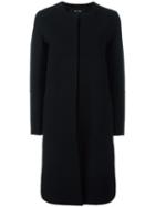 Ahirain Single Breasted Coat, Women's, Size: Small, Black, Cashmere/virgin Wool
