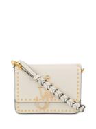 Jw Anderson Stud-embellished Cross Body Bag - White