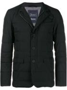 Herno Blazer Style Padded Jacket - Black