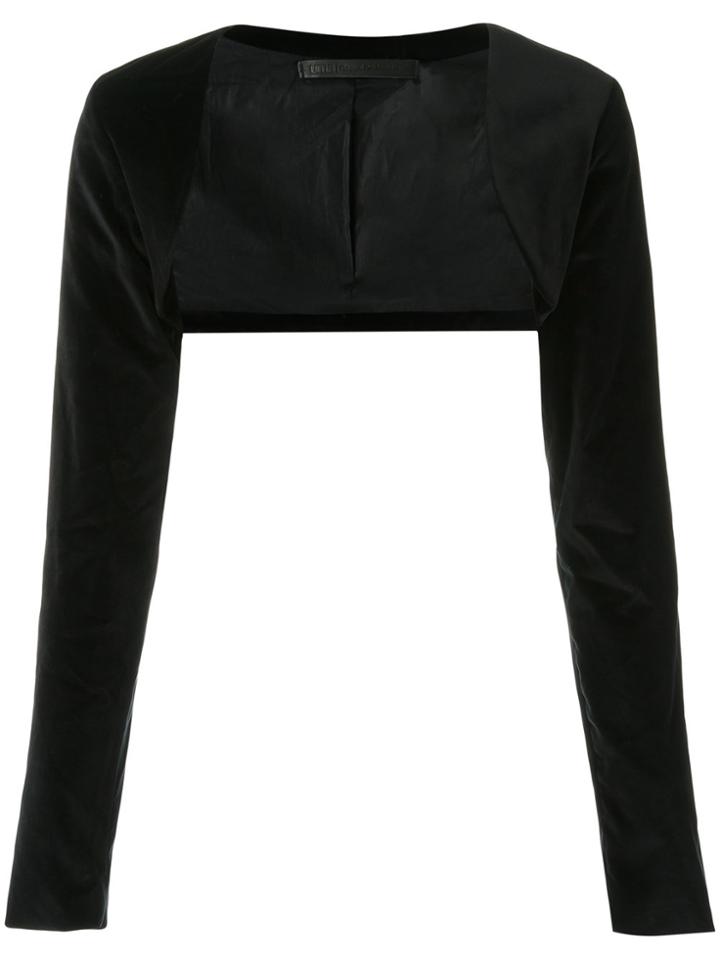 Uma Raquel Davidowicz Cropped Jacket - Black