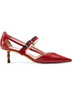Gucci Leather Pumps - Red