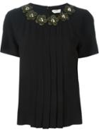 Fendi Flower Appliqué Blouse