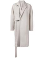 Wooyoungmi Shoulder Panel Coat, Men's, Size: 46, Nude/neutrals, Cotton/wool