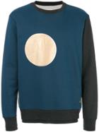 Vivienne Westwood Colour-block Moon Sweatshirt - Blue