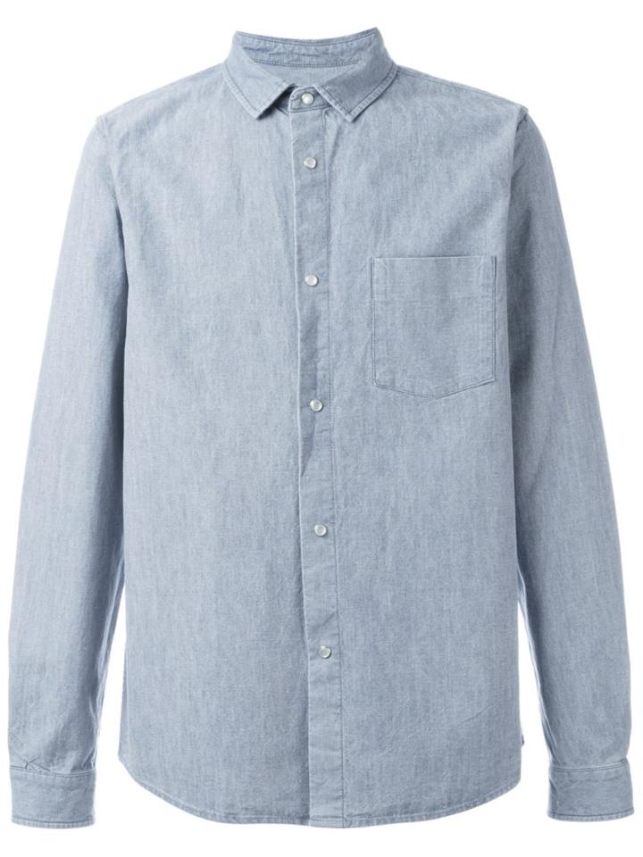 A.p.c. Snap Button Denim Shirt