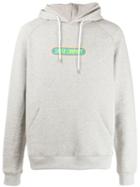 The Silted Company Logo Print Hoodie - Grey