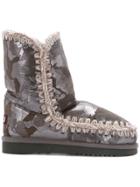 Mou Inner Wedge Boots - Grey