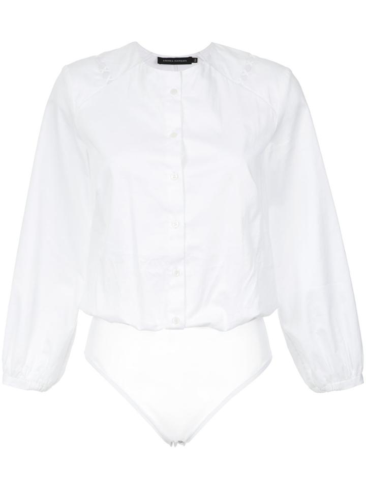 Andrea Marques Cut Out Details Bodysuit - Unavailable